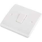 MK Electric Rocker Light Switch, 1 Way, 1 Gang, K48