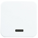 Busch Jaeger - ABB White 2 Gang Light Switch Cover