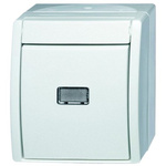 Busch Jaeger - ABB Push Button Light Switch, 1 Way, 1 Gang