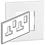 Legrand White 2 Gang Light Switch Cover