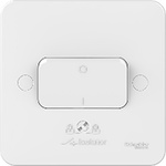 Schneider Electric White Lisse Fan Isolator Switch, 230V, IP20