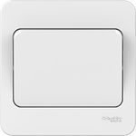 Schneider Electric White Rocker Light Switch, 2 Way, 1 Gang, Lisse