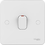 Schneider Electric White Rocker Light Switch, 1 Way, 1 Gang, Lisse