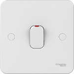 Schneider Electric White Rocker Light Switch, 1 Way, 3 Gang, Lisse