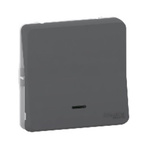 Schneider Electric Grey Push Button Light Switch, 1 Gang, Mureva Styl