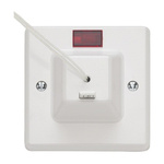 Contactum White Ceiling Switch, 50A 2 Way