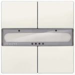 Siemens White Push Button Light Switch, 4 Way, GAMMA