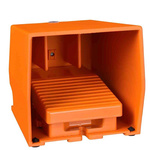 Schneider Electric Momentary On-Off Foot Switch - Metal Case Material, 2NC+2NO, 3 A Contact Current, 240V Contact