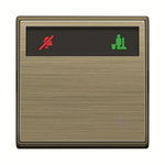 ABB Gold Do Not Disturb/Make Up Room Switch, 1 Way, 2 Gang, AMD