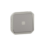 Legrand Grey Push Button Light Switch, 1 Way