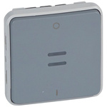 Legrand Grey Push Button Light Switch, 1 Way