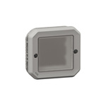Legrand Grey Push Button Light Switch, 1 Way