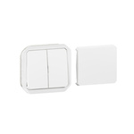 Legrand Black Push Button Light Switch, 1 Way