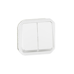 Legrand Black Push Button Light Switch, 1 Way