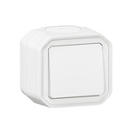 Legrand Black Push Button Light Switch, 1 Way
