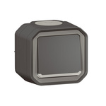 Legrand Grey Push Button Light Switch, 1 Way