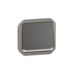 Legrand Grey Push Button Light Switch, 1 Way