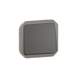 Legrand Grey Push Button Light Switch, 1 Way