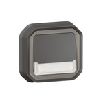 Legrand Grey Push Button Light Switch, 1 Way