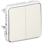 Legrand Black Push Button Light Switch, 1 Way