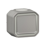 Legrand Grey Push Button Light Switch, 1 Way