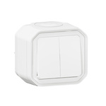 Legrand Black Push Button Light Switch, 1 Way