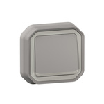 Legrand Grey Push Button Light Switch, 1 Way