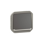 Legrand Grey Push Button Light Switch, 1 Way