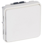 Legrand Black Push Button Light Switch, 1 Way