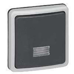 Legrand Grey Push Button Light Switch, 1 Way