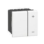 Legrand Grey Push Button Light Switch, 1 Way