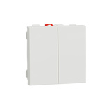 Schneider Electric White Rocker Switch, 2 Way, NU3