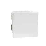 Schneider Electric White Push Button Light Switch, 1 Way, NU3