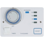 Theben / Timeguard White Architrave Switch, 2 Way, 1 Gang, Programastat Plus