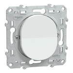 2 Way White Switch Mechanism 10A, Ovalis C Series Series