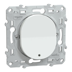 2 Way White Switch Mechanism 10A, Ovalis C Series Series