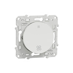 2 Way White Switch Mechanism 10A, Odace Series