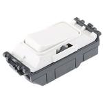 MK Electric 1 Way White Switch Insert Module 20A, Grid Plus Series