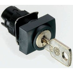 Schneider Electric Harmony XB6 2-position Key Switch Head, Latching, 16mm Cutout