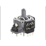 Alps Alpine 2-Axis Joystick Switch Lever, Momentary