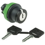 Schneider Electric Harmony XB5 3-position Key Switch Head, Latching, 30mm Cutout