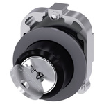 Siemens SIRIUS ACT 2-position Key Switch Head, Momentary, 30mm Cutout