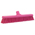 31741 | Vikan Broom, Pink With PP Bristles for Food Industry