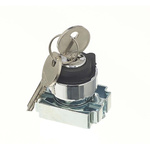 RS PRO 2-position Key Switch Head, Latching, 22mm Cutout