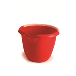 10L Plastic Red Bucket With Handle
