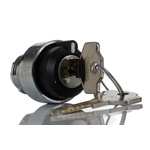 RS PRO 2-position Key Switch Head, Maintained, 22.5mm Cutout