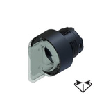 RS PRO 3-position Key Switch Head, Illuminated, Spring Return from Left and Right, 22.5mm Cutout
