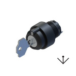 RS PRO 3-position Key Switch Head, Maintained, 22.5mm Cutout