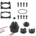 APEM 2-Axis Joystick Castle, Hall Effect, IP67 5 ± 0.01V dc