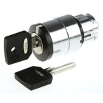 Schneider Electric Harmony XB4 3-position Key Switch Head, Latching, 22mm Cutout